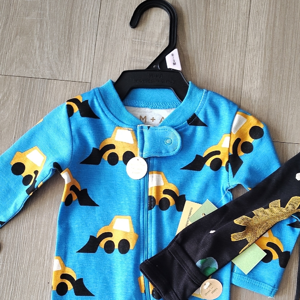 Monica +Andy Organic Cotton Sleep And Play Bundle - Picture 7 of 7